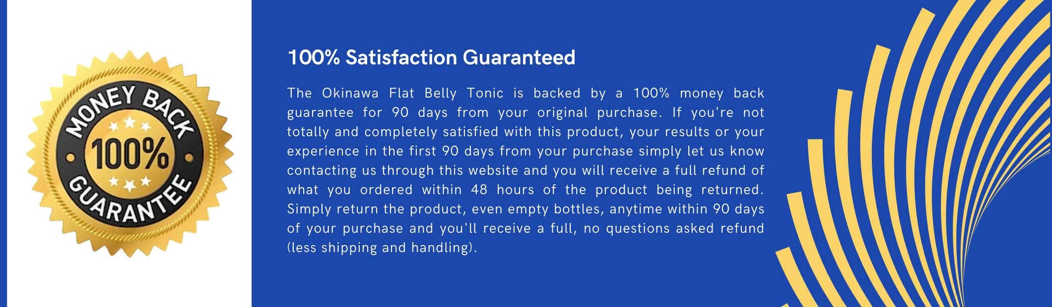 Okinawa Flat Belly Tonic 100% Satisfaction